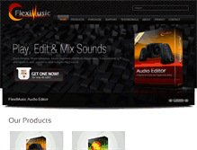 Tablet Screenshot of fleximusic.com